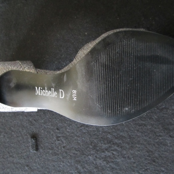 MICHELLE D - Silver/Charcoal Grey - Evening Shoes - Picture 4 of 7